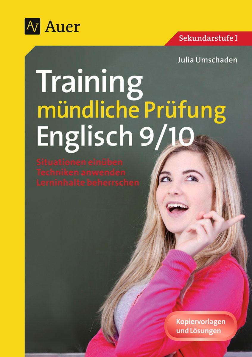 Cover: 9783403070078 | Training mündliche Prüfung Englisch, Klasse 9-10 | Julia Umschaden