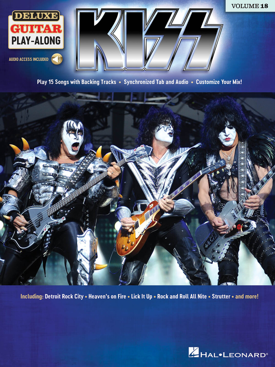 Cover: 888680914769 | Kiss | Deluxe Guitar Play-Along Volume 18 | Deluxe Guitar Play-Along