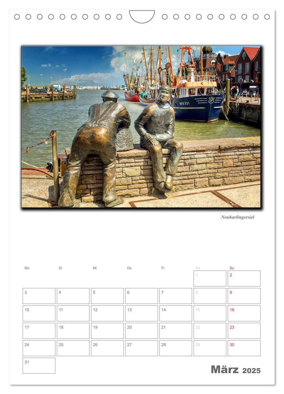 Bild: 9783457059104 | Ostfriesland - die bezaubernden alten Häfen / Planer (Wandkalender...