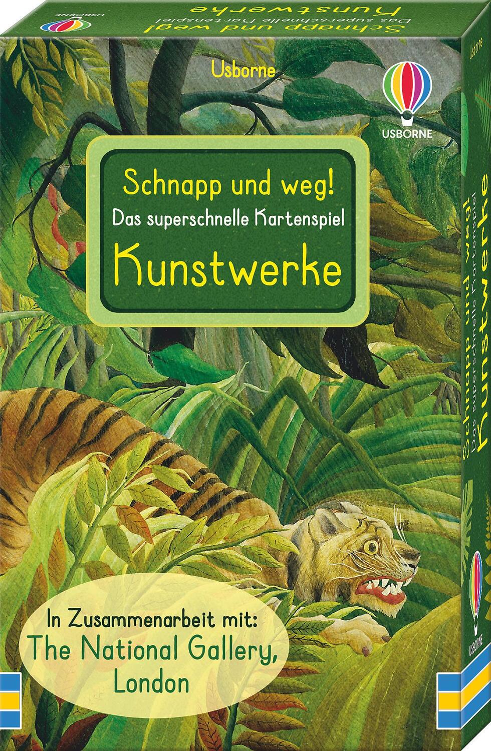 Cover: 9781789413427 | Schnapp und weg! Das superschnelle Kartenspiel: Kunstwerke | Hull