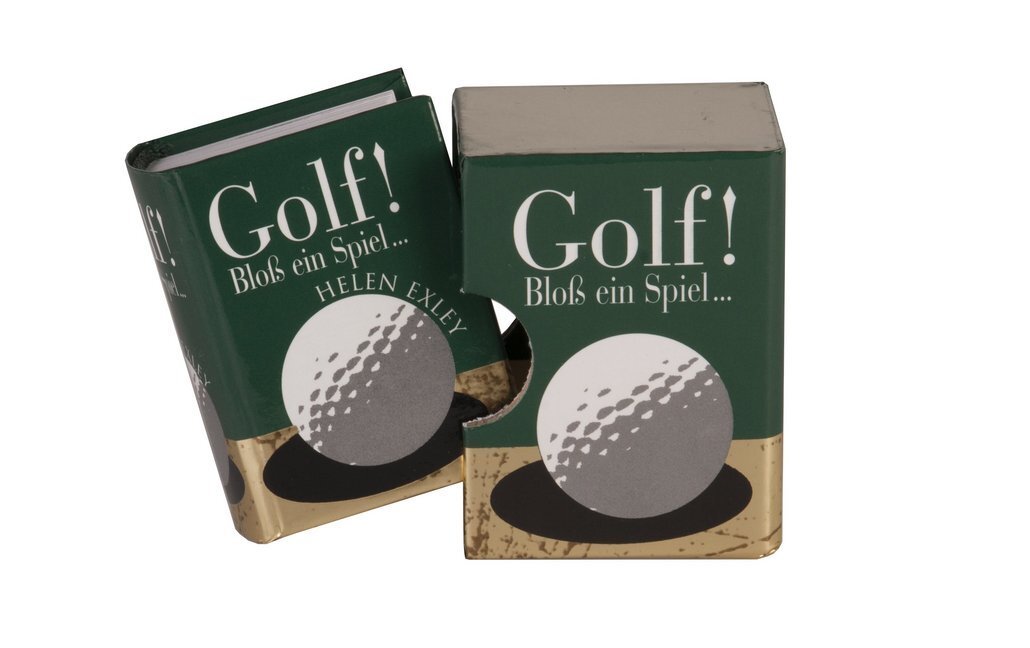 Cover: 9783954088010 | Golf! Bloß ein Spiel . . . | Minibuch im Schuber | Helen Exley | Buch