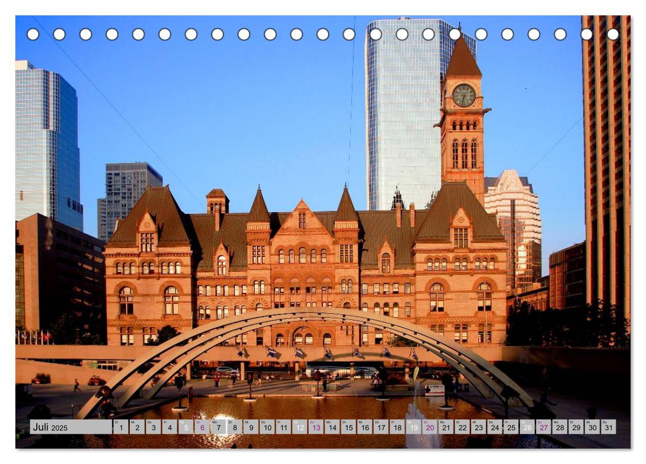 Bild: 9783435482863 | Provinzhauptstadt Toronto (Tischkalender 2025 DIN A5 quer),...