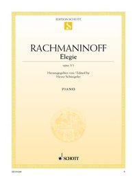 Cover: 9783795795788 | Elegie Opus 3/1 | op. 3/1. Klavier., Edition Schott Einzelausgabe
