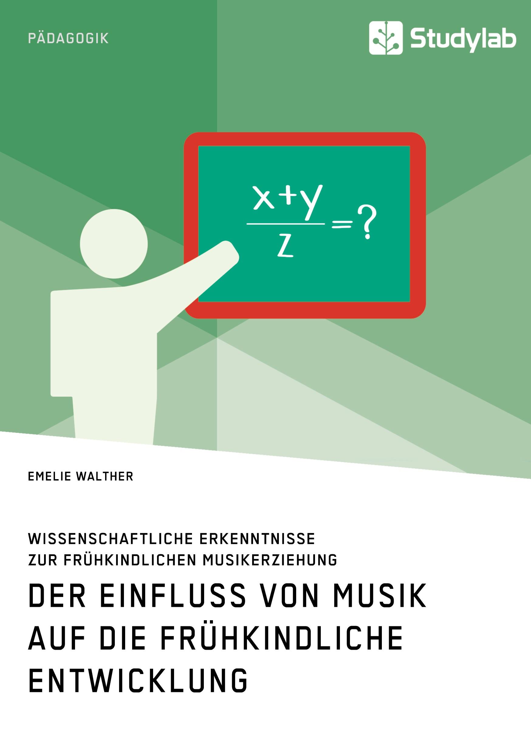 Cover: 9783960953999 | Der Einfluss von Musik auf die frühkindliche Entwicklung....