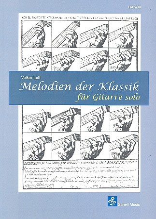 Cover: 9790700114596 | Melodien der Klassik für Gitarre solo (Noten, Tabulatur, Akkorde)