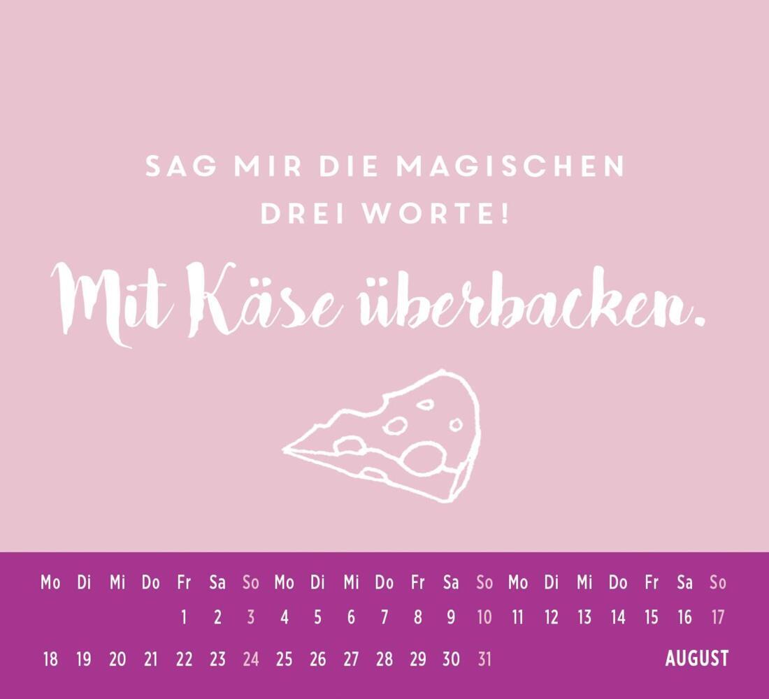 Bild: 4036442012161 | Mini-Kalender 2025: Ich wollte ja nett sein, aber jetzt hab ich Hunger