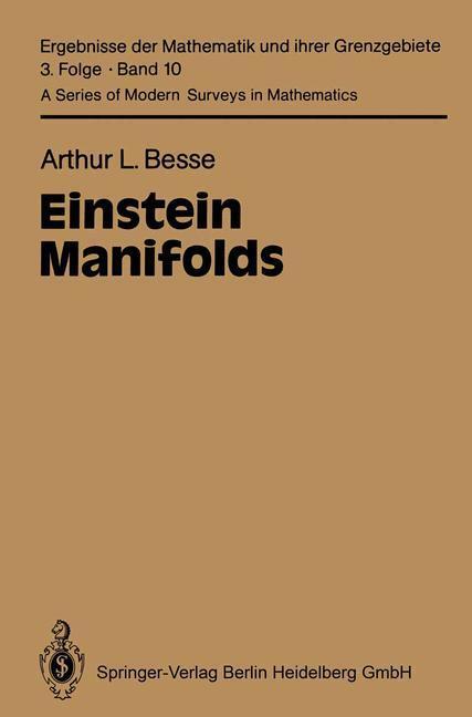 Cover: 9783540741206 | Einstein Manifolds | Arthur L. Besse | Taschenbuch | Paperback | XII