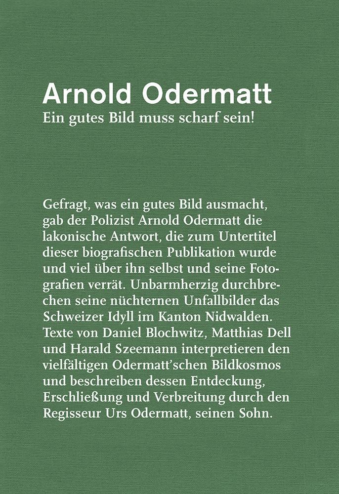 Cover: 9783960700098 | Arnold Odermatt - Ein gutes Bild muss scharf sein! | Markus Hartmann