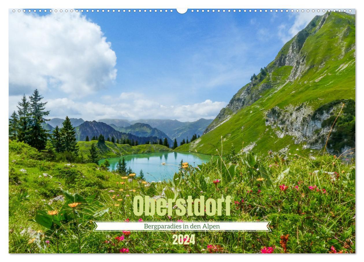 Cover: 9783383649110 | Oberstdorf - Bergparadies in den Alpen (Wandkalender 2024 DIN A2...