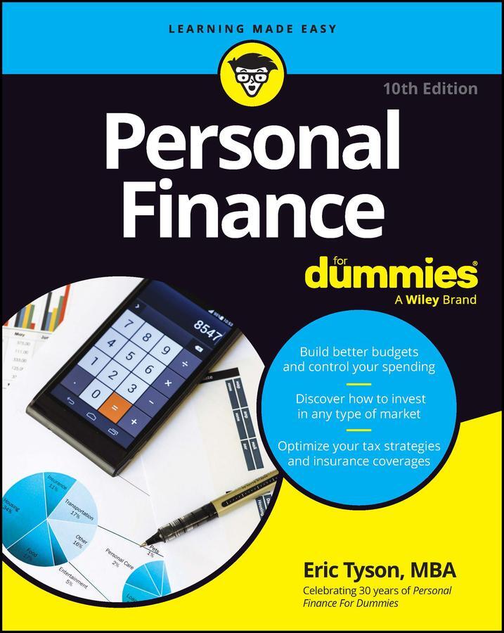 Cover: 9781394207541 | Personal Finance For Dummies | Eric Tyson | Taschenbuch | 496 S.