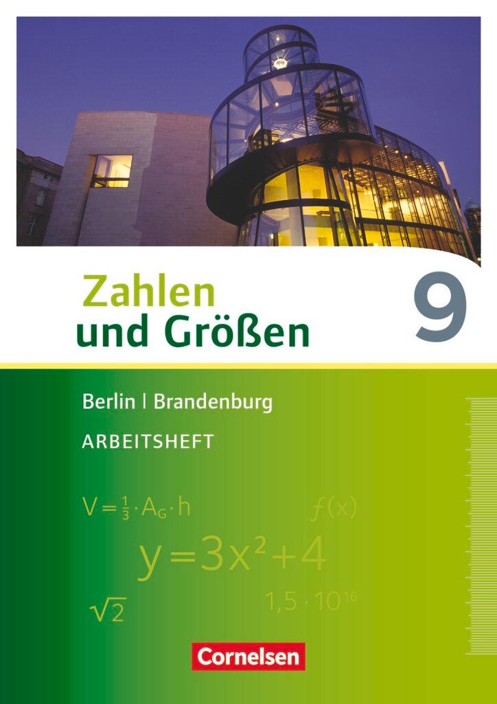 Cover: 9783060085521 | Zahlen und Größen 9. Schuljahr - Berlin und Brandenburg -...