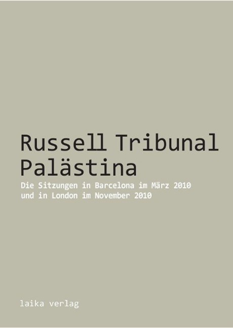 Cover: 9783942281072 | Russell Tribunal Palästina | Asa Winstanley (u. a.) | Taschenbuch