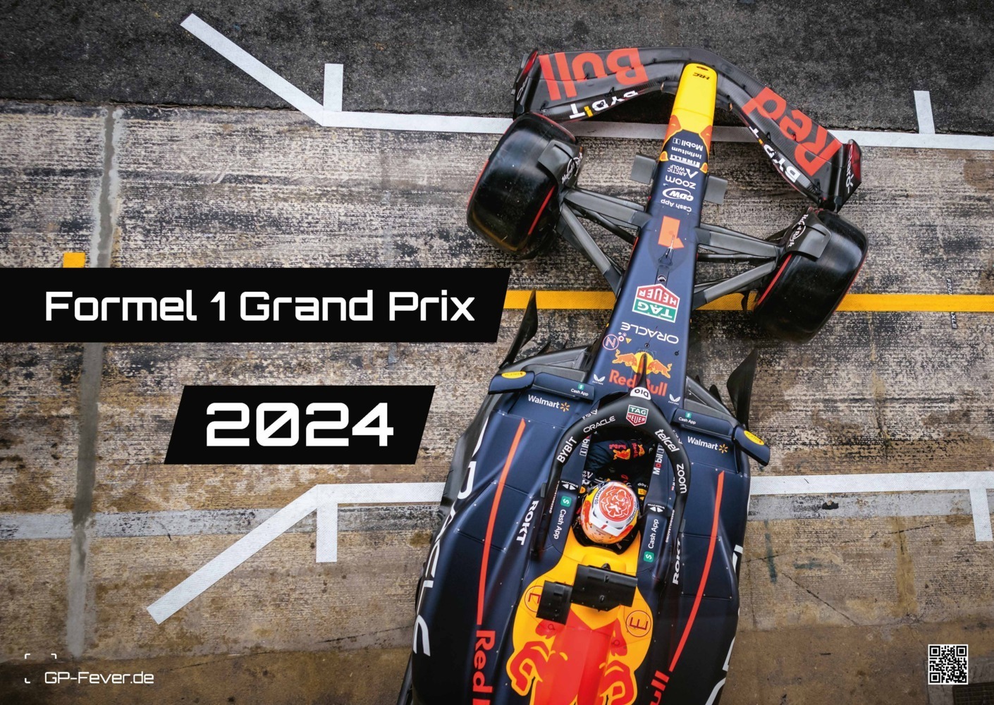 Cover: 9783986732431 | Formel 1 - Grand Prix - 2024 - F1 Kalender DIN A2 | GP-Fever.de | 2024