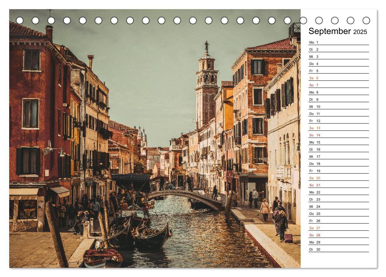 Bild: 9783435534845 | Traumstadt Venedig (Tischkalender 2025 DIN A5 quer), CALVENDO...