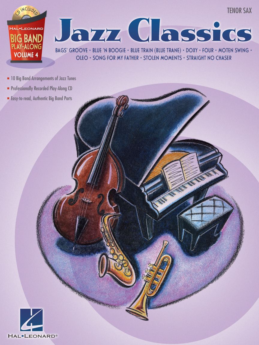 Cover: 884088196851 | Jazz Classics - Tenor Sax | Big Band Play-Along Volume 4 | Buch + CD