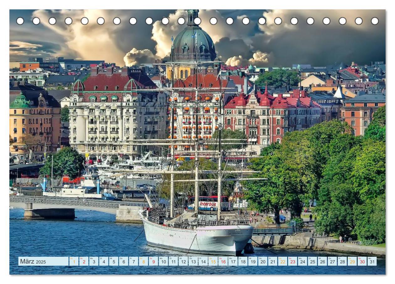 Bild: 9783435572847 | Stockholm - Venedig des Nordens (Tischkalender 2025 DIN A5 quer),...