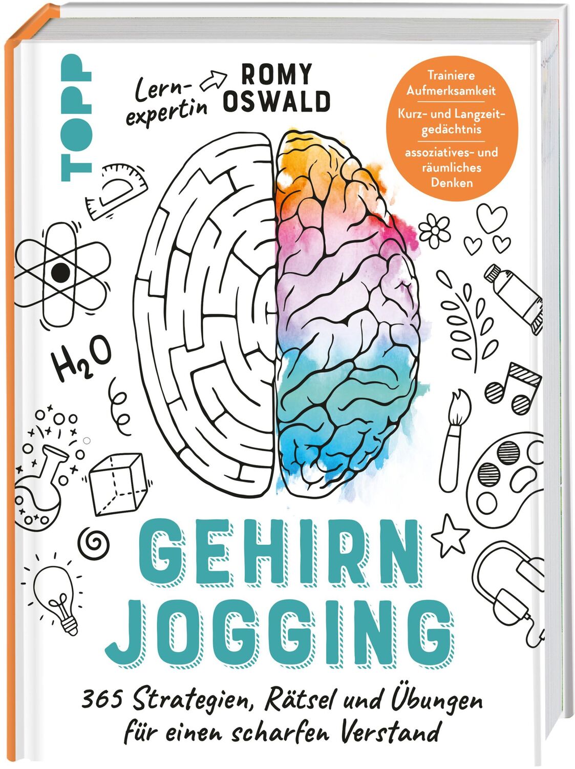 Cover: 9783772444005 | Gehirnjogging - 365 Strategien, Rätsel und Übungen für einen...