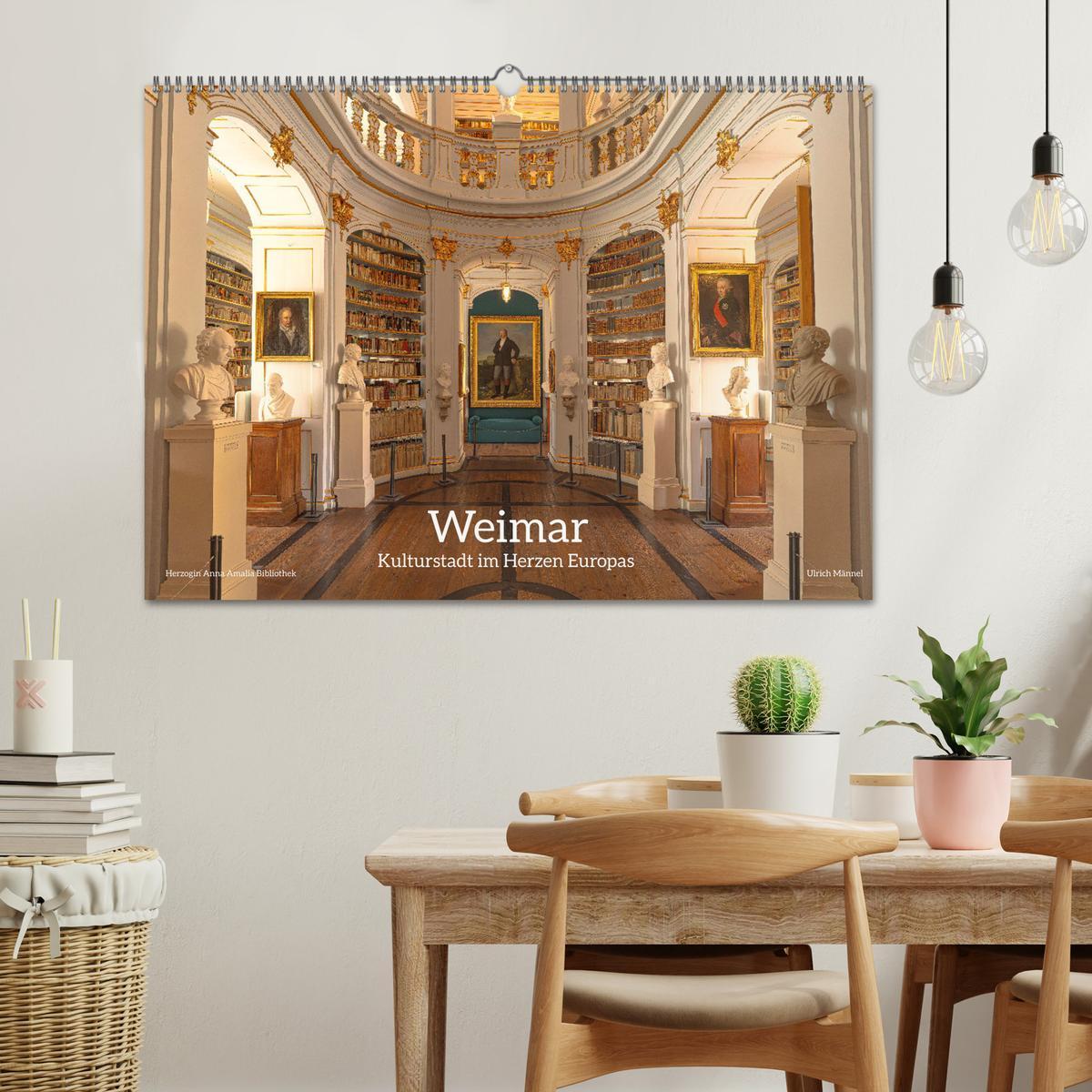 Bild: 9783383890833 | Weimar - Kulturstadt im Herzen Europas (Wandkalender 2025 DIN A2...