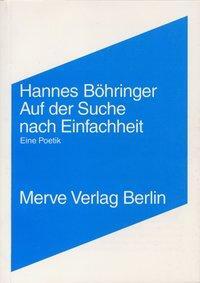 Cover: 9783883961590 | Auf der Suche nach Einfachheit | Hannes Böhringer | Taschenbuch | 2002