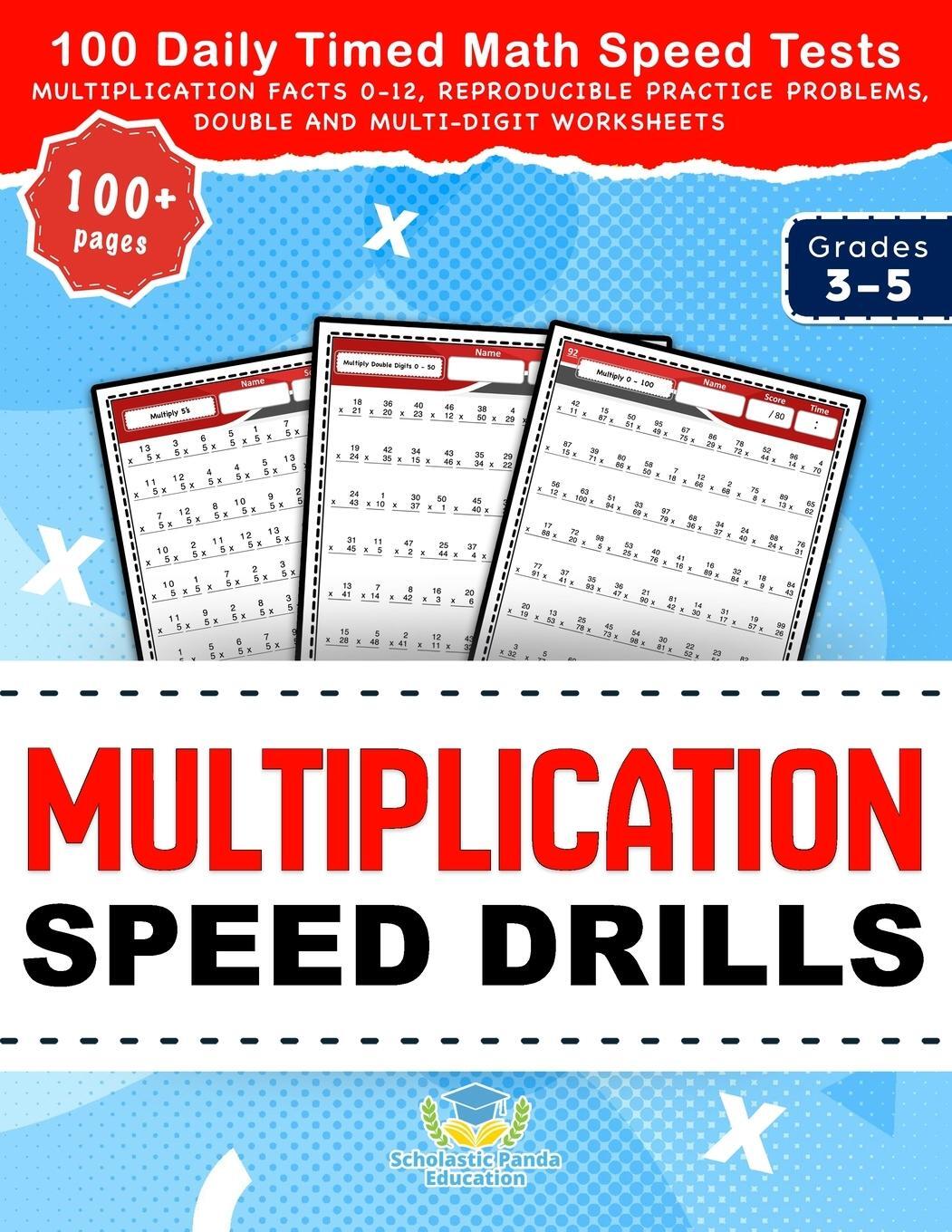 Cover: 9781953149350 | Multiplication Speed Drills | Scholastic Panda Education | Taschenbuch