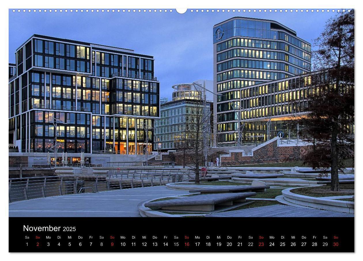 Bild: 9783435759255 | Hamburg (Wandkalender 2025 DIN A2 quer), CALVENDO Monatskalender