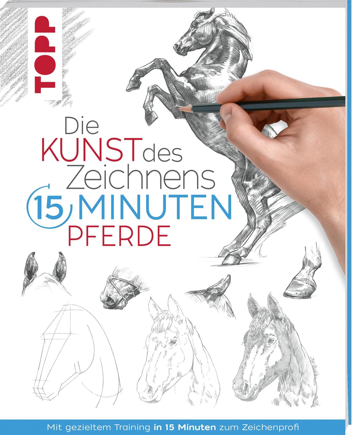 Cover: 9783772447716 | Die Kunst des Zeichnens 15 Minuten - Pferde | Frechverlag | Buch