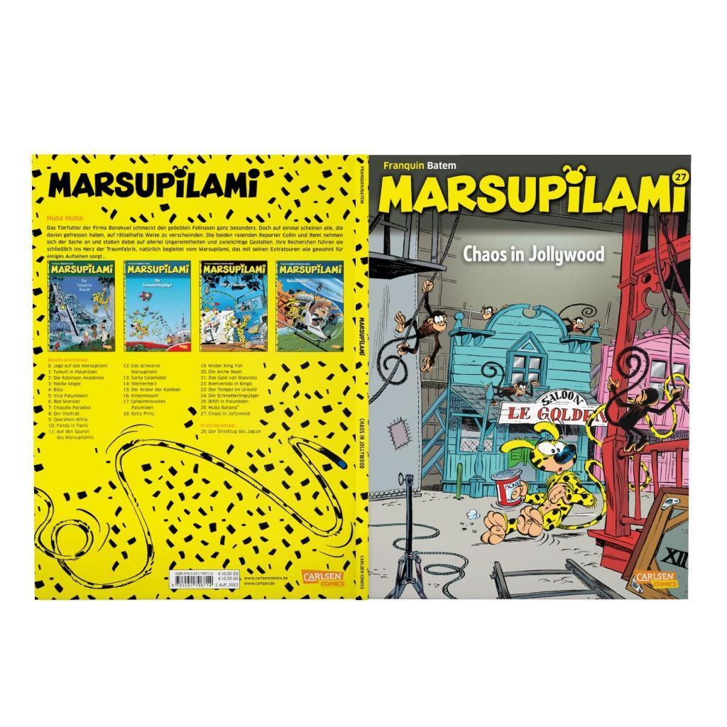 Bild: 9783551796714 | Marsupilami 27: Chaos in Jollywood | Abenteuercomics für Kinder ab 8