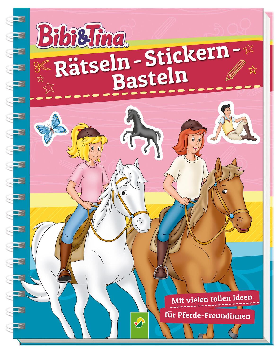 Cover: 9783849921385 | Bibi &amp; Tina - Rätseln - Stickern - Basteln | Taschenbuch | Bibi &amp; Tina