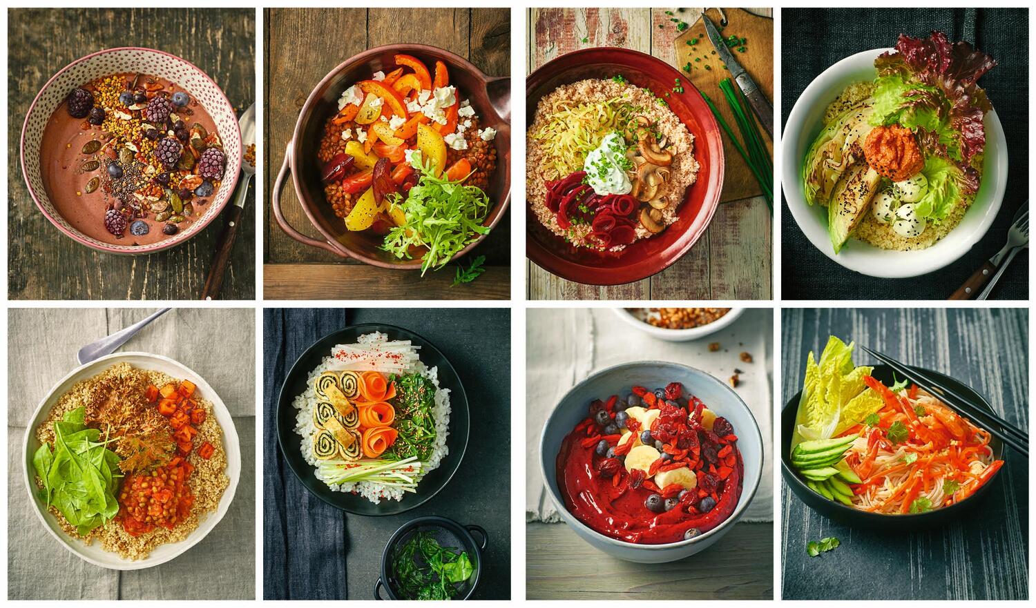 Bild: 9783745925159 | Buddha Bowls | Gesund &amp; bunt - 50 x Energie aus der Schüssel | Dusy