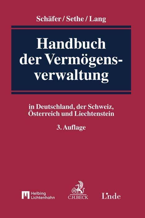 Cover: 9783406747168 | Handbuch der Vermögensverwaltung | Frank A. Schäfer (u. a.) | Buch