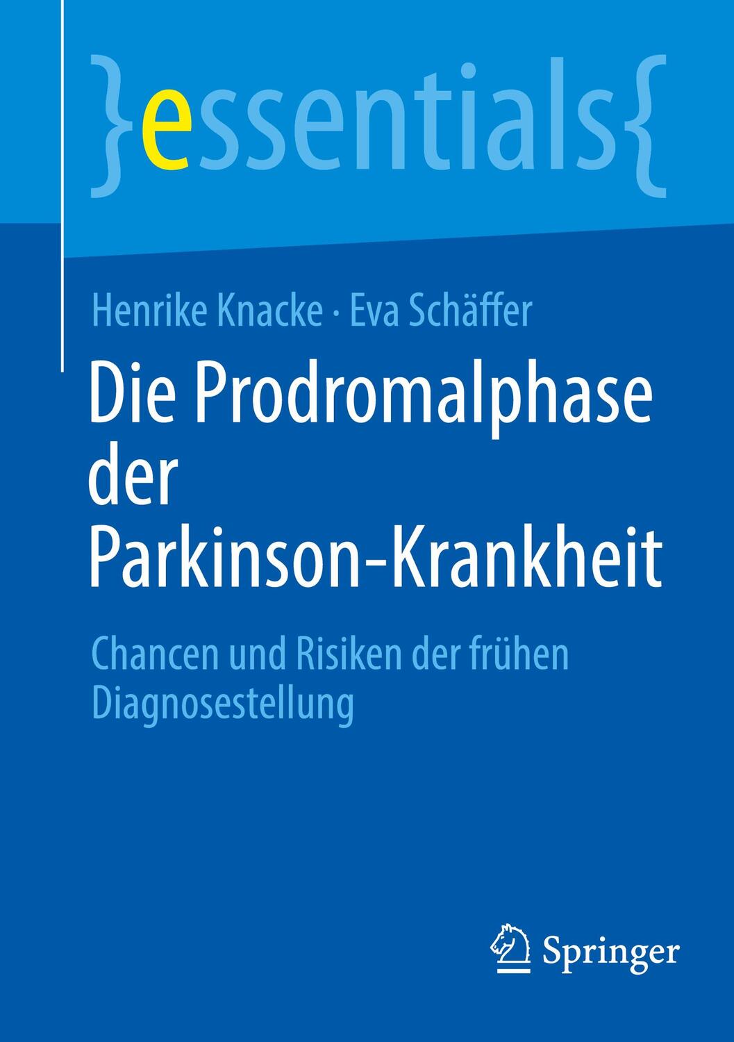 Cover: 9783662689899 | Die Prodromalphase der Parkinson-Krankheit | Eva Schäffer (u. a.)