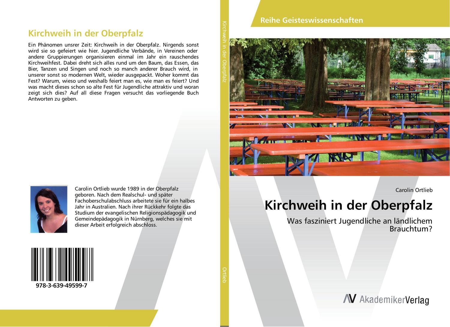 Cover: 9783639495997 | Kirchweih in der Oberpfalz | Carolin Ortlieb | Taschenbuch | Paperback