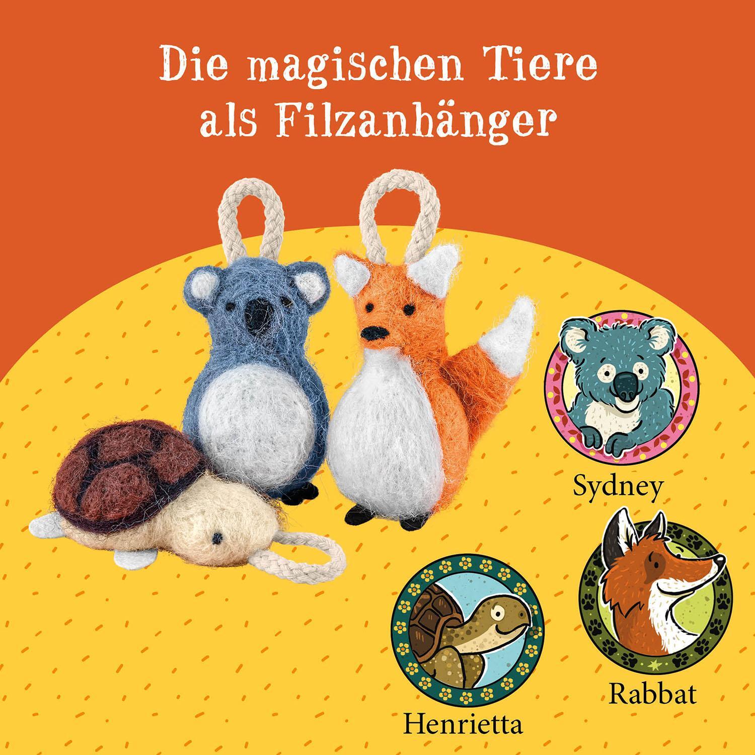 Bild: 4002051604684 | Die Schule der magischen Tiere - Tiere filzen | Bastel-Set | Spiel