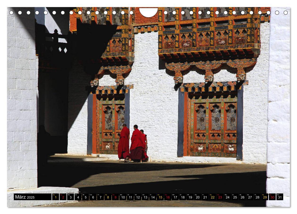 Bild: 9783435333042 | Königreich Bhutan - Juwel am Himalaya (Wandkalender 2025 DIN A4...