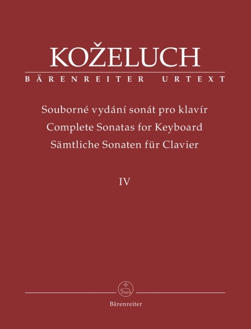 Cover: 9790260105041 | Sämtliche Sonaten für Clavier. Bd.4 | Leopold Kozeluch | Taschenbuch
