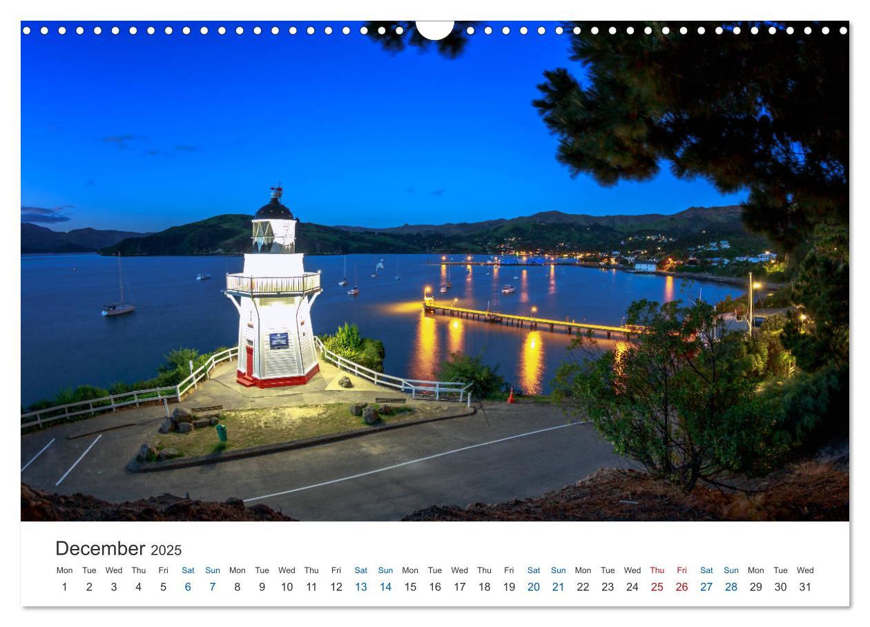 Bild: 9781325944873 | Lighthouses of New Zealand (Wall Calendar 2025 DIN A3 landscape),...