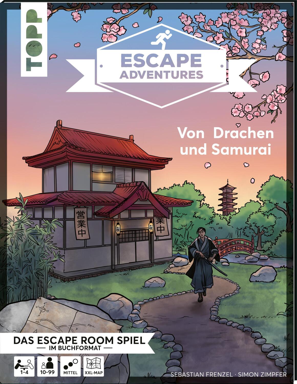 Cover: 9783772443183 | Escape Adventures - Von Drachen und Samurai | Simon Zimpfer (u. a.)