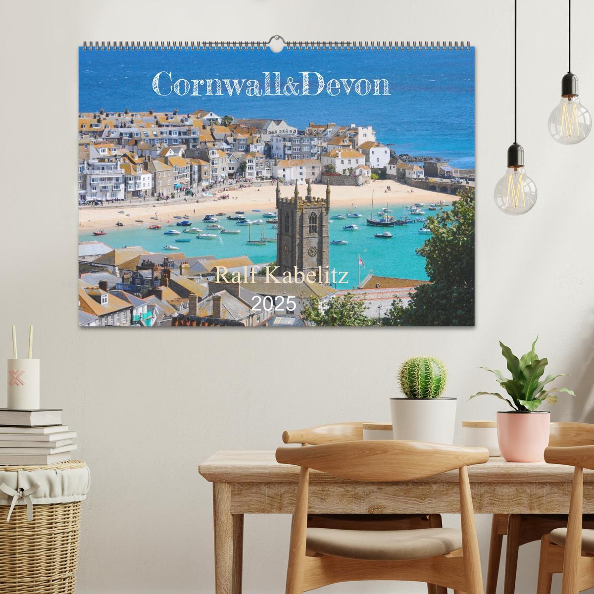 Bild: 9783383908866 | Cornwall &amp; Devon 2025 (Wandkalender 2025 DIN A2 quer), CALVENDO...