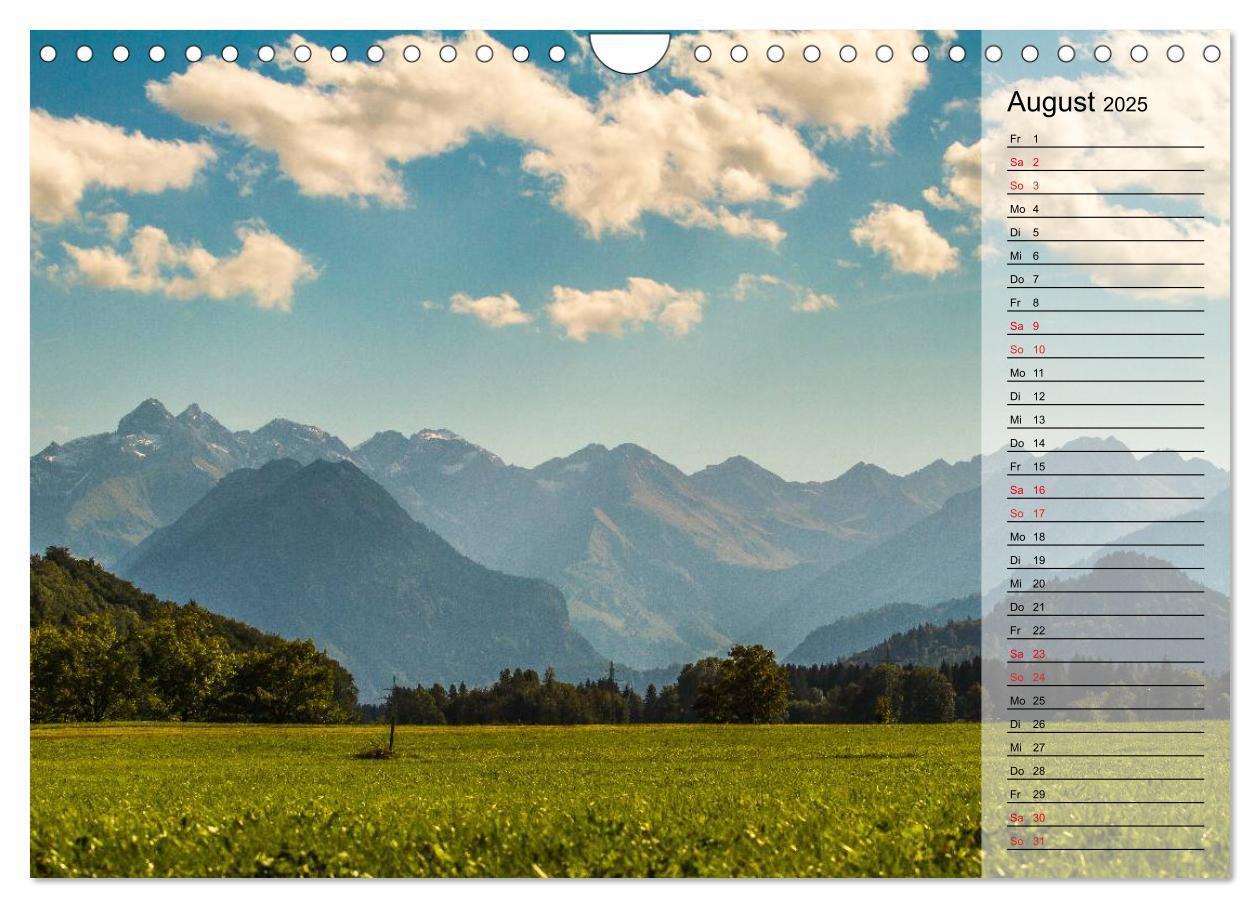 Bild: 9783435808267 | Das Oberstdorfer Allgäu (Wandkalender 2025 DIN A4 quer), CALVENDO...