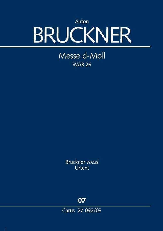 Cover: 9790007248697 | Messe d-Moll (Klavierauszug) | WAB 26 | Anton Bruckner | Buch | Latein