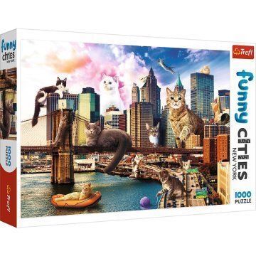 Cover: 5900511105957 | Katzen in New York (Puzzle) | Spiel | In Spielebox | 10595 | 2021