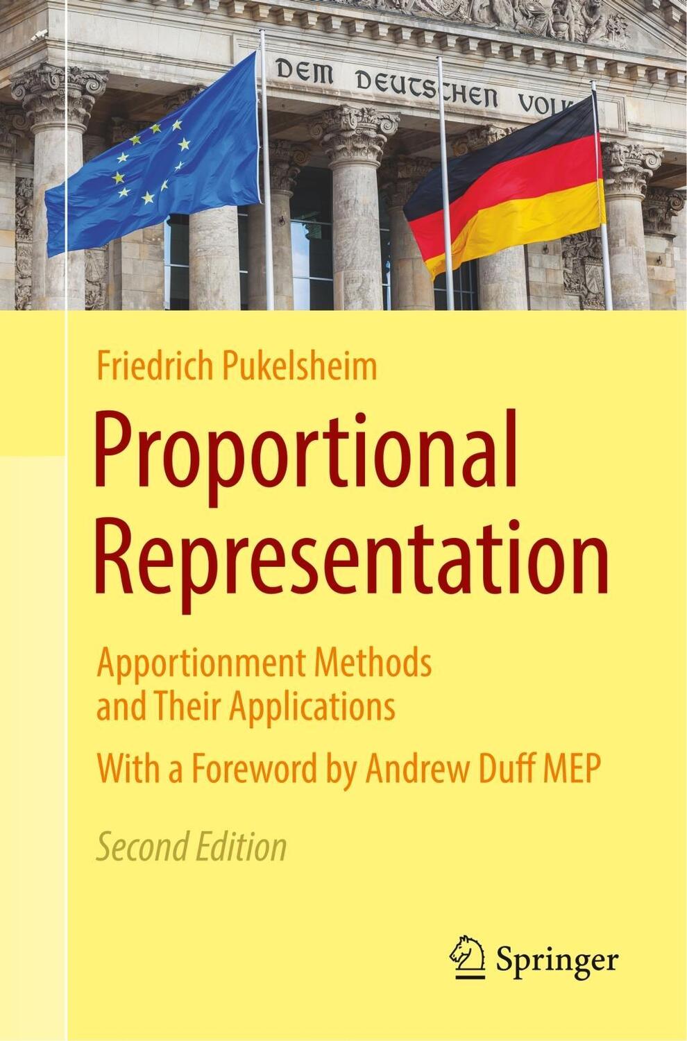 Cover: 9783319647067 | Proportional Representation | Friedrich Pukelsheim | Taschenbuch
