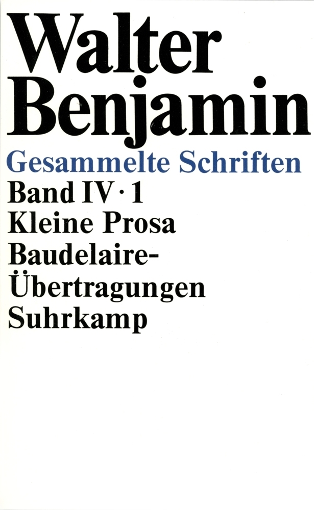 Cover: 9783518573211 | Gesammelte Schriften, 2 Teile | Rolf Tiedemann (u. a.) | Taschenbuch