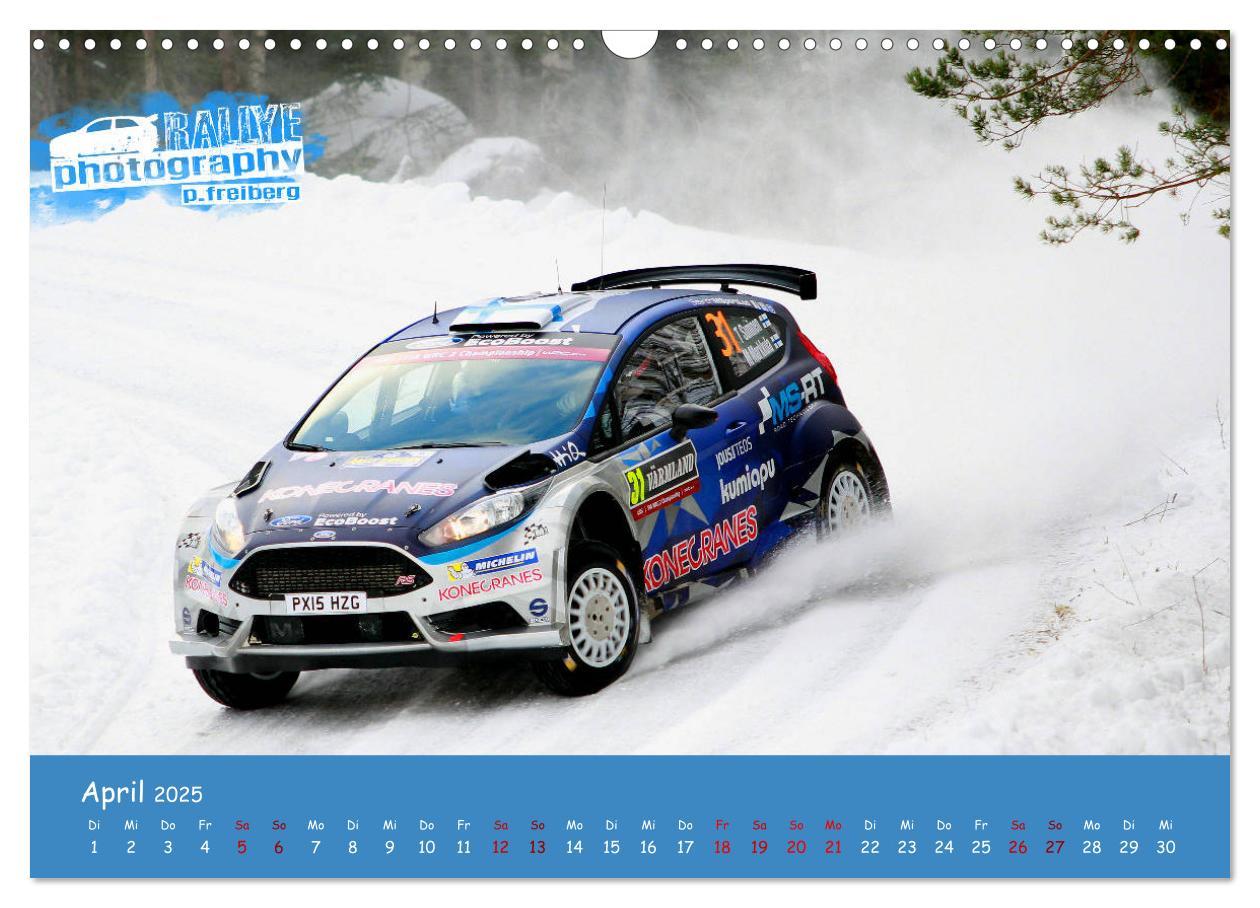 Bild: 9783435343393 | WRC Schweden White Open 2025 (Wandkalender 2025 DIN A3 quer),...