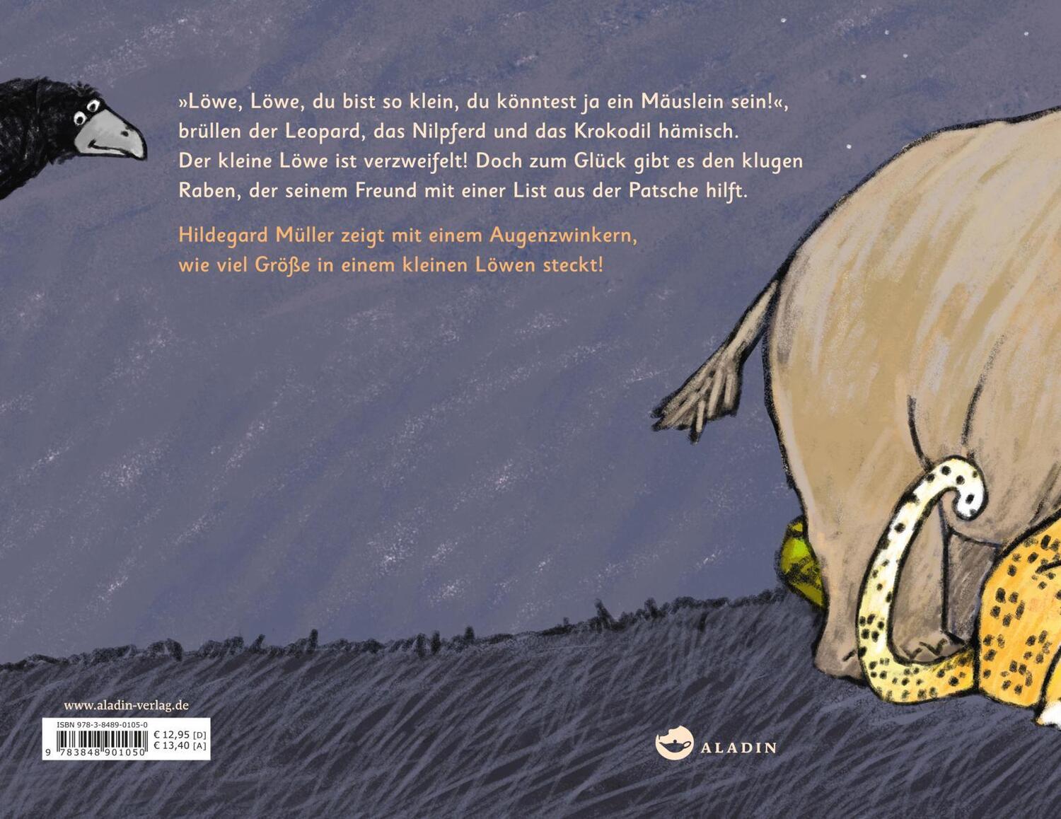 Rückseite: 9783848901050 | Der große kleine Löwe | Hildegard Müller | Buch | 32 S. | Deutsch
