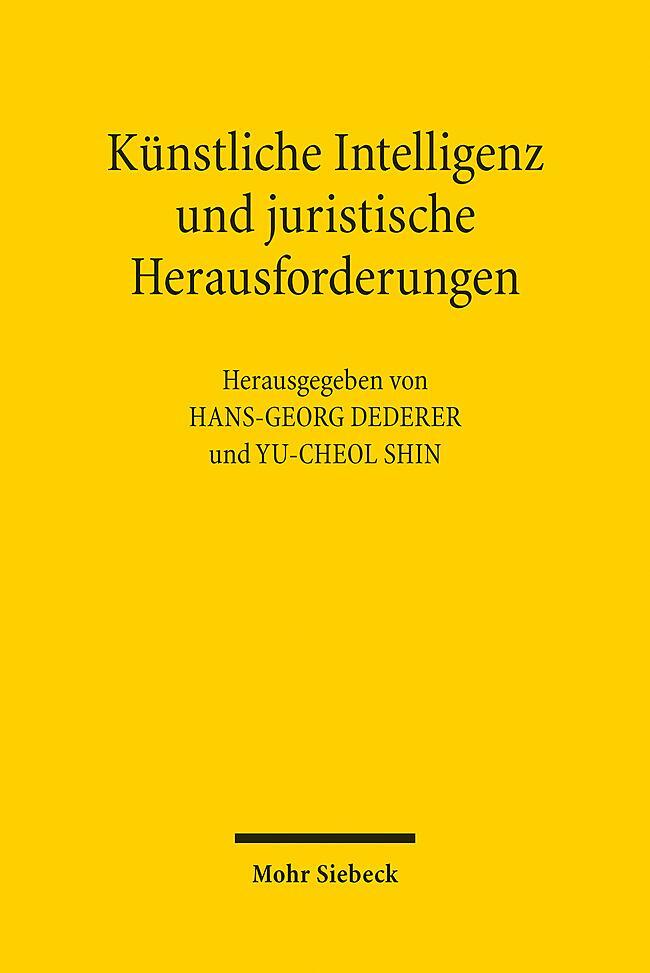 Cover: 9783161600487 | Künstliche Intelligenz und juristische Herausforderungen | Taschenbuch