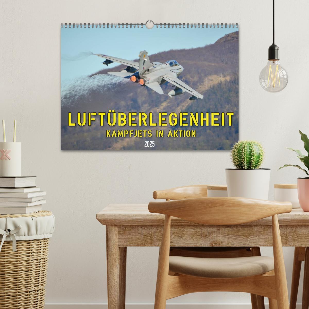 Bild: 9783435576524 | Luftüberlegenheit - Kampfjets in Aktion (Wandkalender 2025 DIN A3...