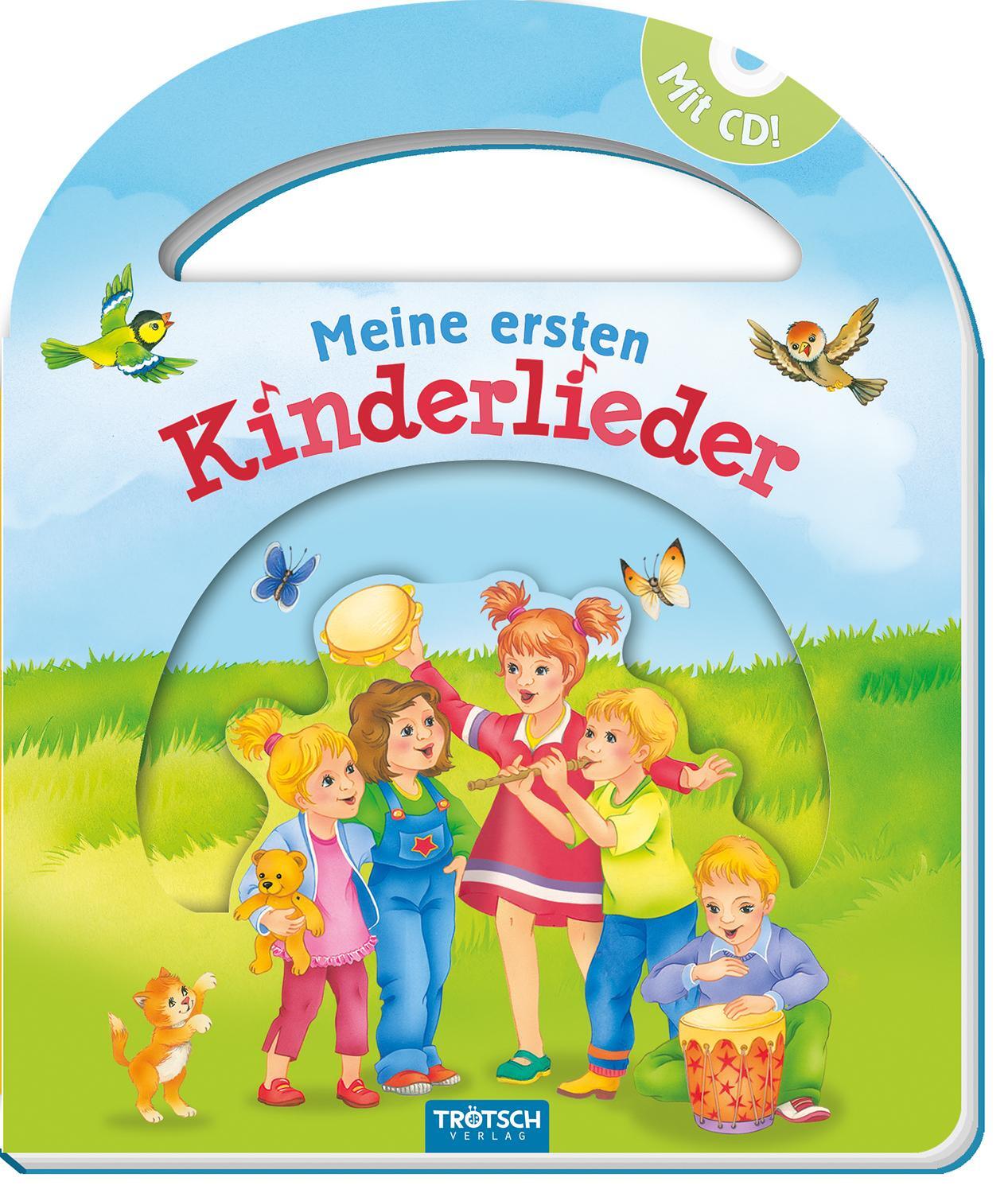 Cover: 9783965523036 | Trötsch Pappenbuch mit Henkel und CD Meine ersten Kinderlieder | KG