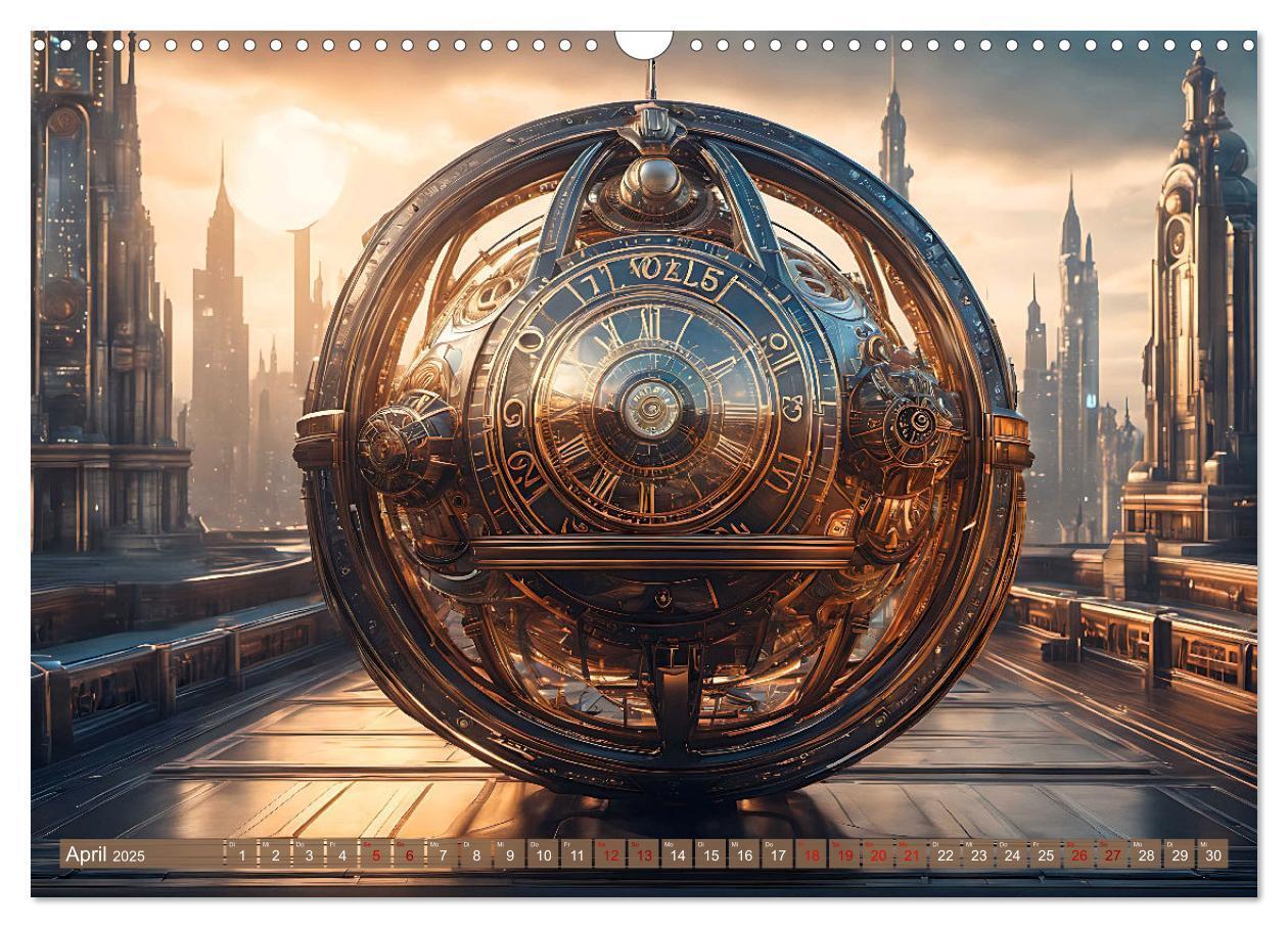 Bild: 9783383826795 | Steampunk Maschinenwelt (Wandkalender 2025 DIN A3 quer), CALVENDO...