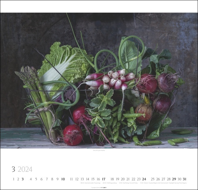 Bild: 9783840084911 | Food Stills - Lynn Karlin Kalender 2024. Fotokunst-Kalender,...